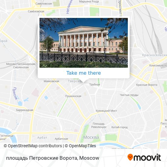 площадь Петровские Ворота map