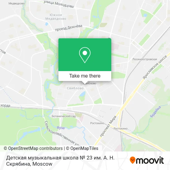 Детская музыкальная школа № 23 им. А. Н. Скрябина map