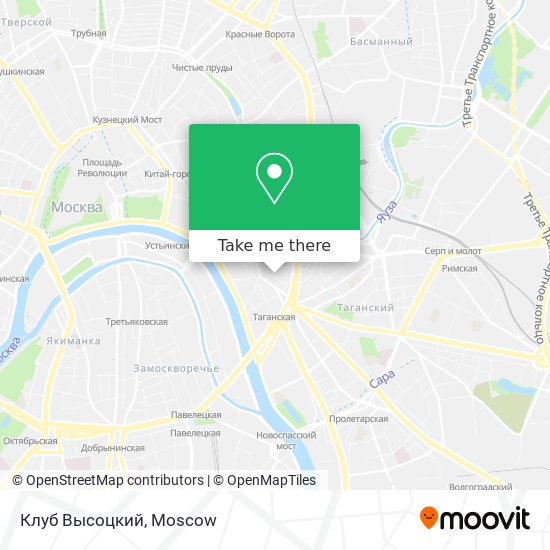 Клуб Высоцкий map