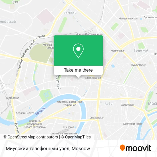 Миусский телефонный узел map