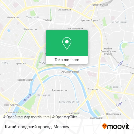 Китайгородский проезд map