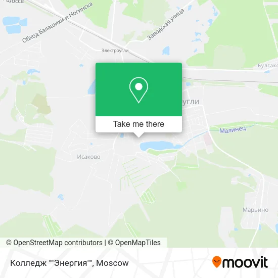 Колледж ""Энергия"" map