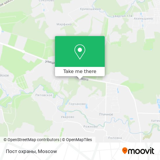 Пост охраны map