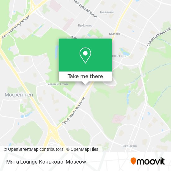 Мята Lounge Коньково map