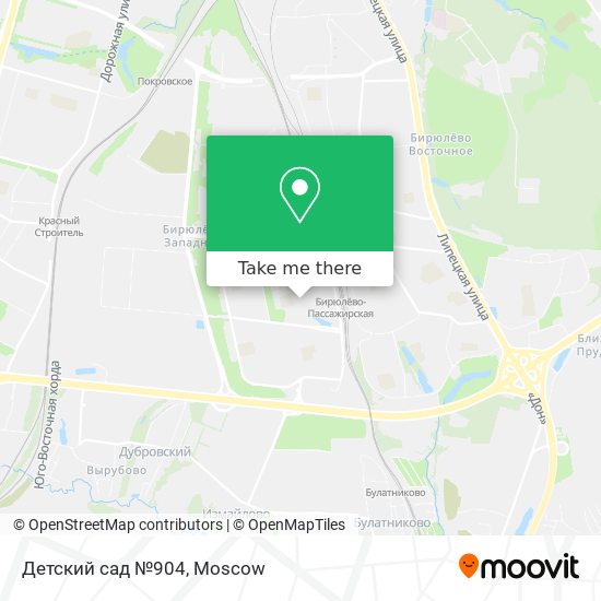 Детский сад №904 map
