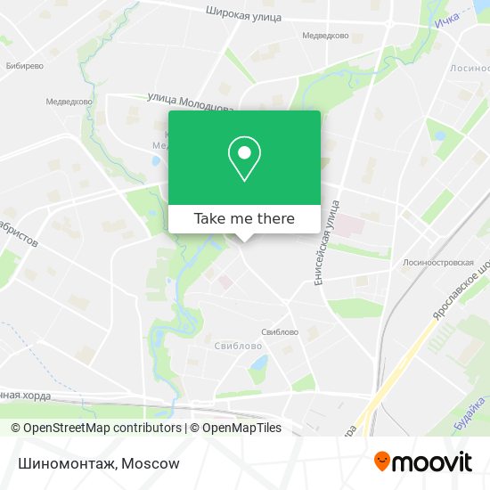 Шиномонтаж map