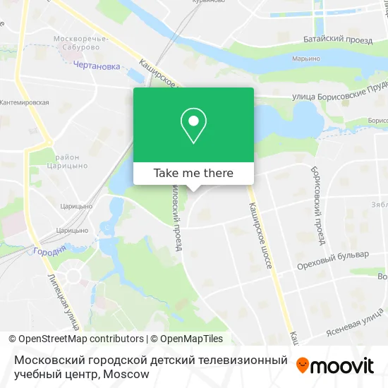 Московский городской детский телевизионный учебный центр map