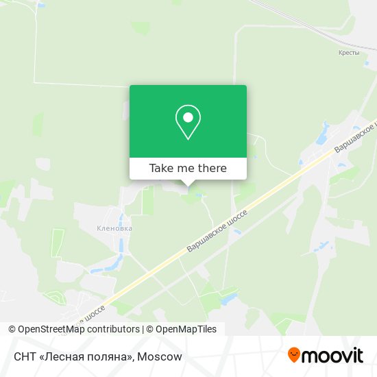 СНТ «Лесная поляна» map