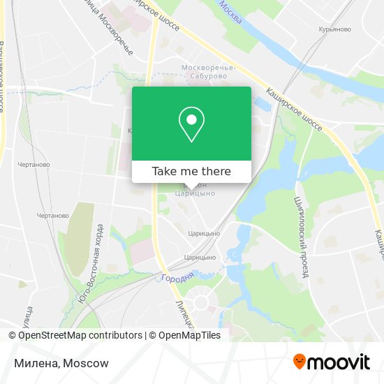 Милена map