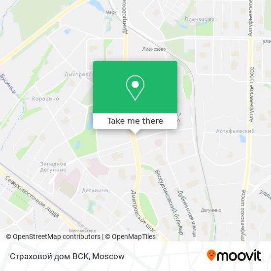 Страховой дом ВСК map