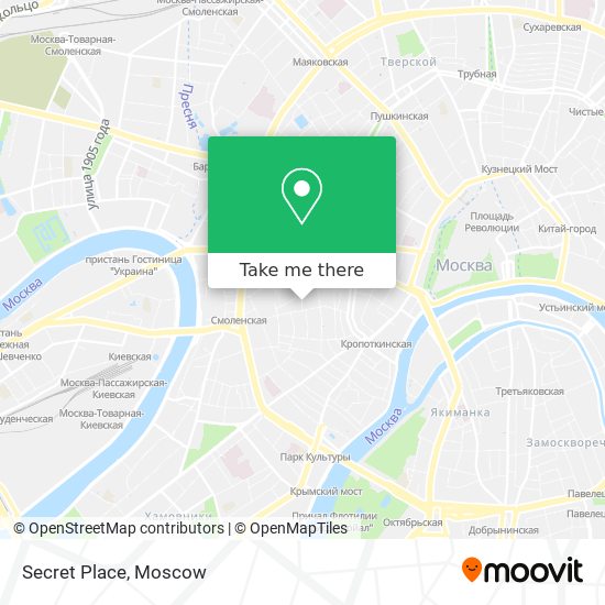 Secret Place map