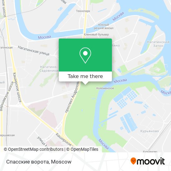 Спасские ворота map