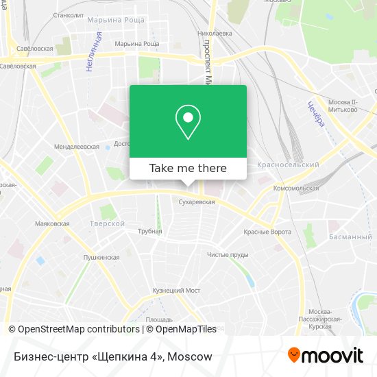 Бизнес-центр «Щепкина 4» map