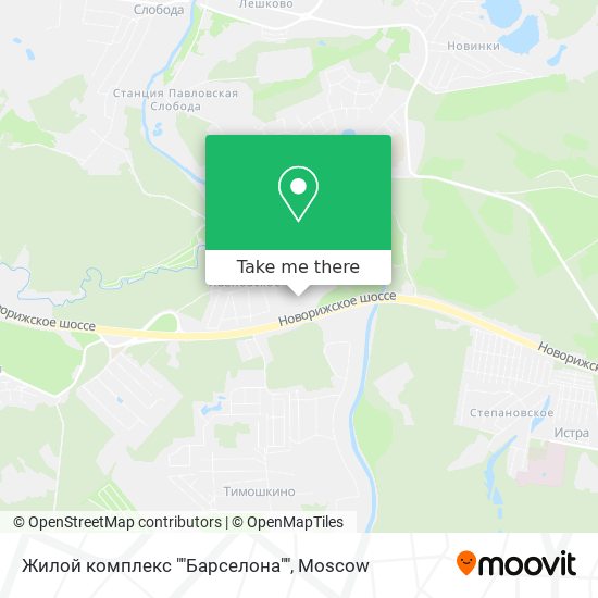 Жилой комплекс ""Барселона"" map