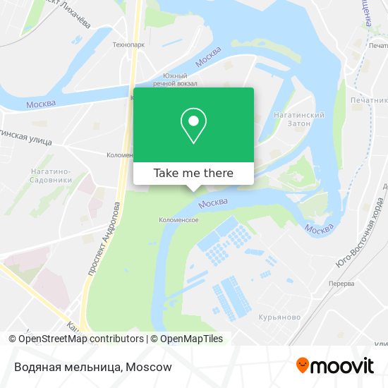 Водяная мельница map