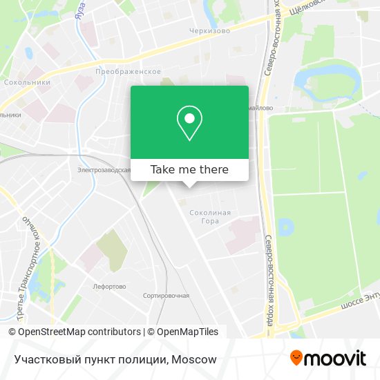 Участковый пункт полиции map