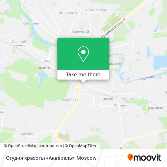 Студия красоты «Акварель» map