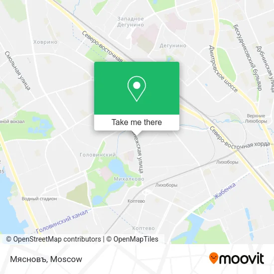 Мясновъ map