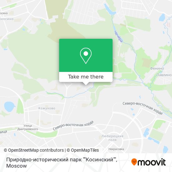 Природно-исторический парк ""Косинский"" map