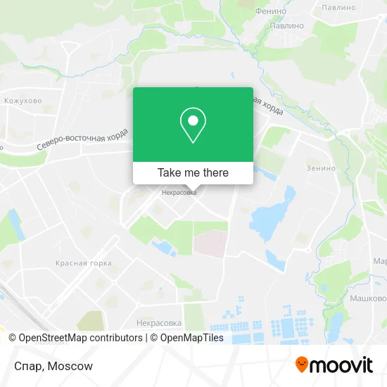 Спар map