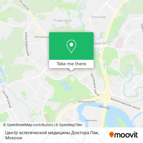 Центр эстетической медицины Доктора Пак map