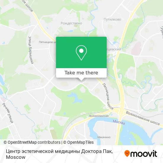 Центр эстетической медицины Доктора Пак map