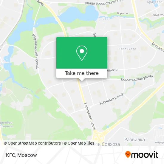 KFC map