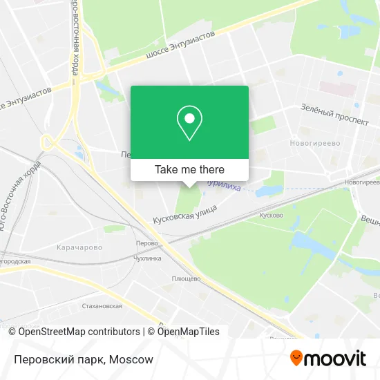 Перовский парк map