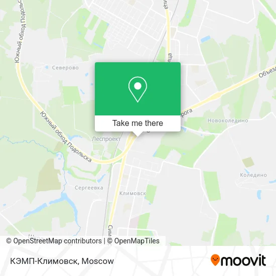 КЭМП-Климовск map