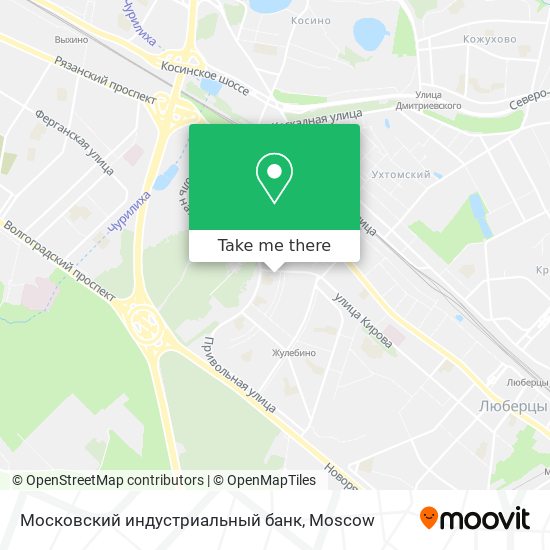 Московский индустриальный банк map