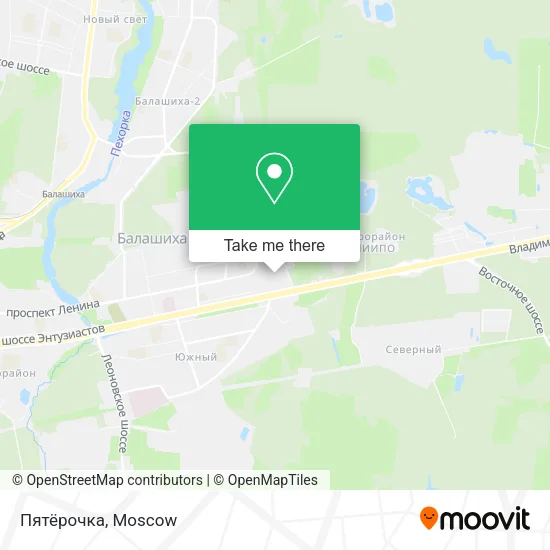 Пятёрочка map