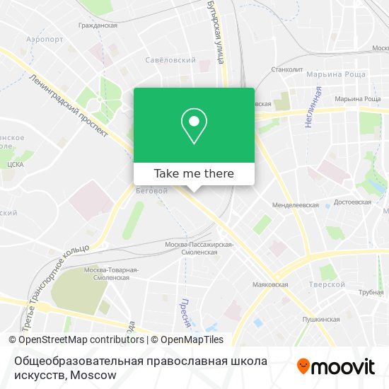 Общеобразовательная православная школа искусств map