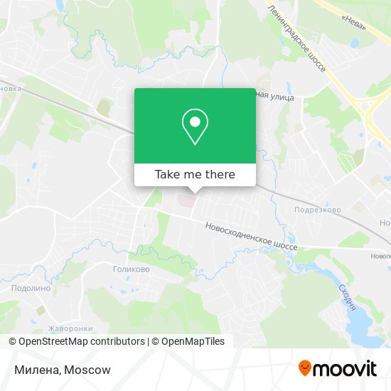 Милена map