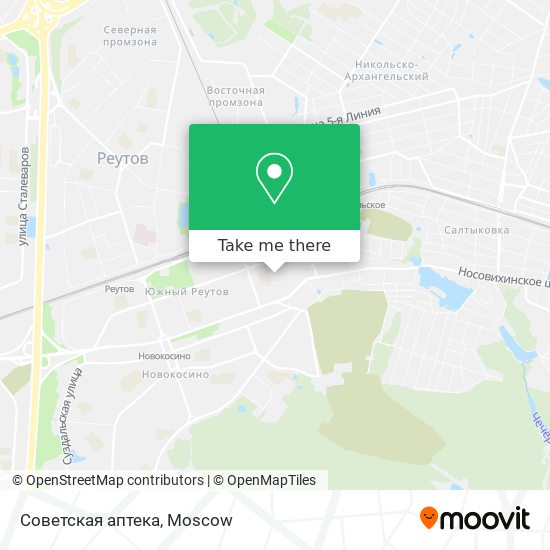 Советская аптека map