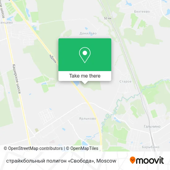 страйкбольный полигон «Свобода» map