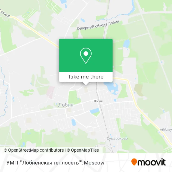 УМП ""Лобненская теплосеть"" map