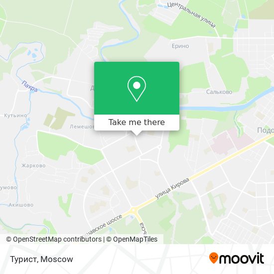 Турист map