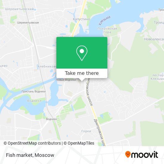Fish market map