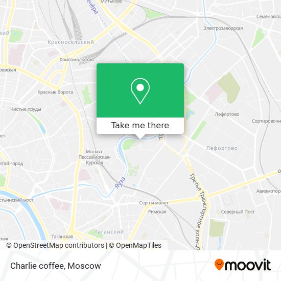 Charlie coffee map