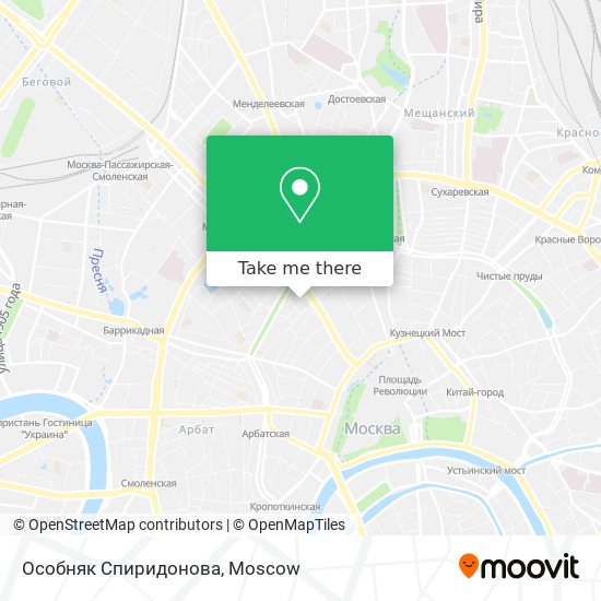 Особняк Спиридонова map