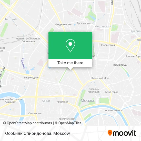 Особняк Спиридонова map