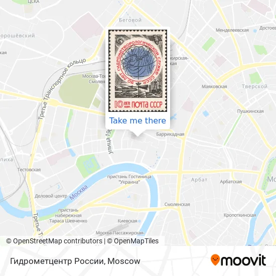 Гидрометцентр России map
