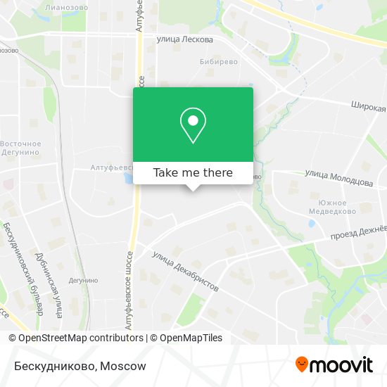 Бескудниково map