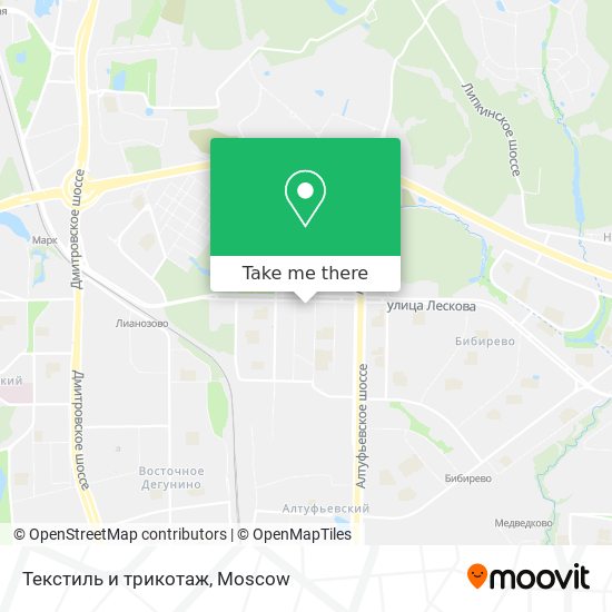 Текстиль и трикотаж map