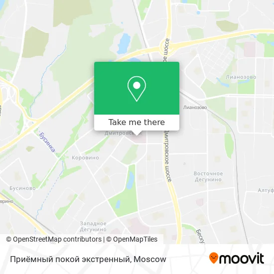 Приёмный покой экстренный map