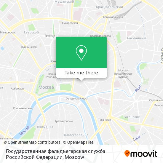 Государственная фельдъегерская служба Российской Федерации map