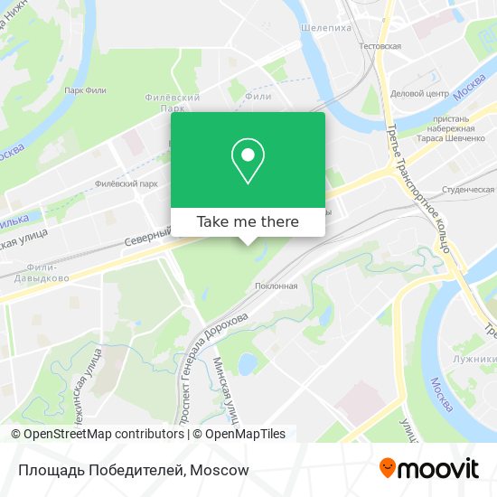 Площадь Победителей map