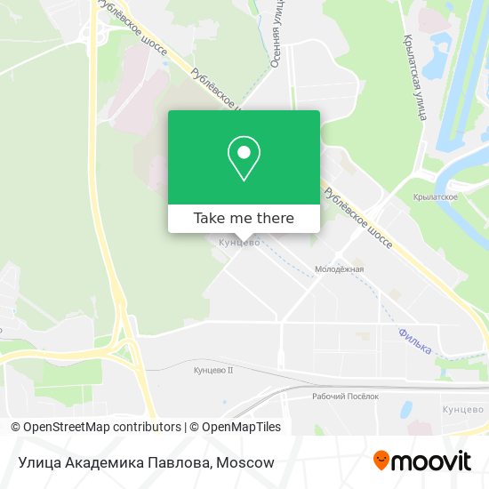 Улица Академика Павлова map