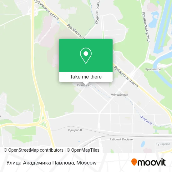 Улица Академика Павлова map