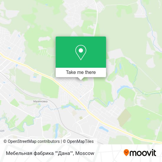 Мебельная фабрика ""Дана"" map